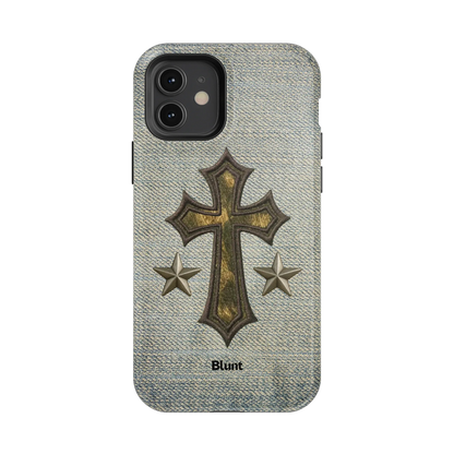 Denim Faith iPhone Case