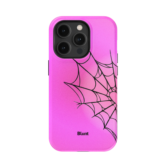 Pink Web iPhone Case