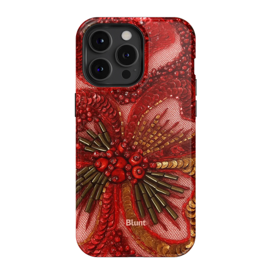 Crimson iPhone Case