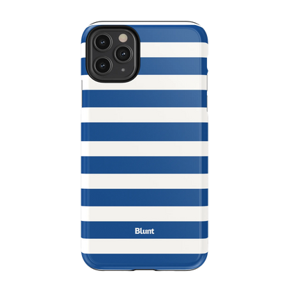 Navy Stripe iPhone Case
