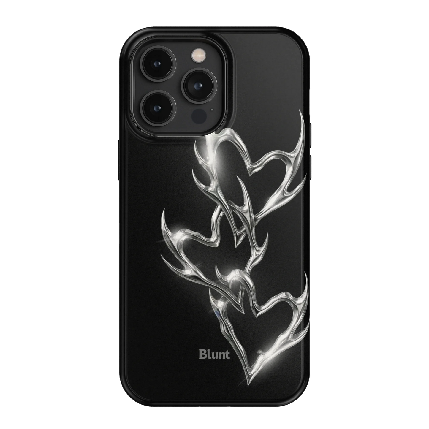 Chrome Flame iPhone Case