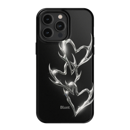 Chrome Flame iPhone Case