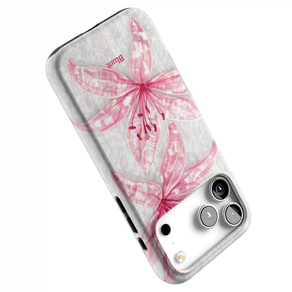 Pink-Floral-Luster-iphone-case-iPhone 17 Pro Max-4