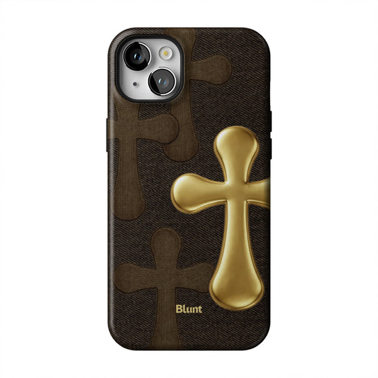 Gold-Patch-iphone-case-iPhone 14 Plus-1