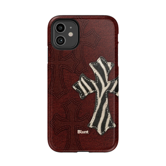 Zebrascale Cross iPhone Case