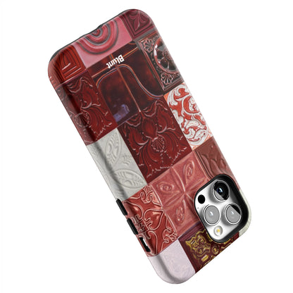 Checkered-Rouge-iphone-case-iPhone 12 Pro Max-4