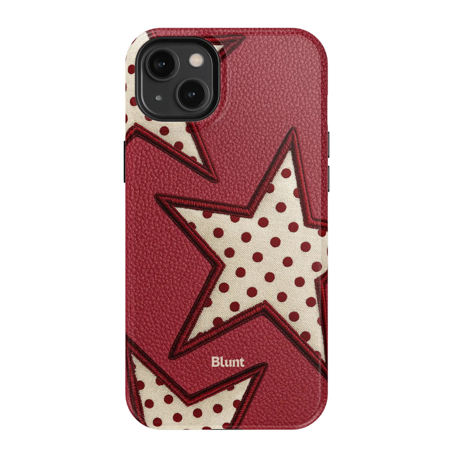 Cherry Polka Star iPhone Case