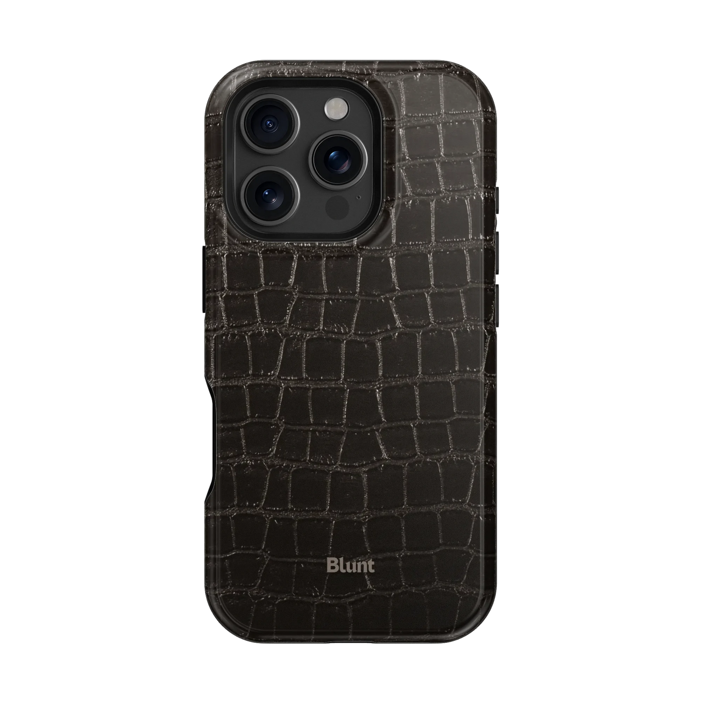 Onyx Croc iPhone Case