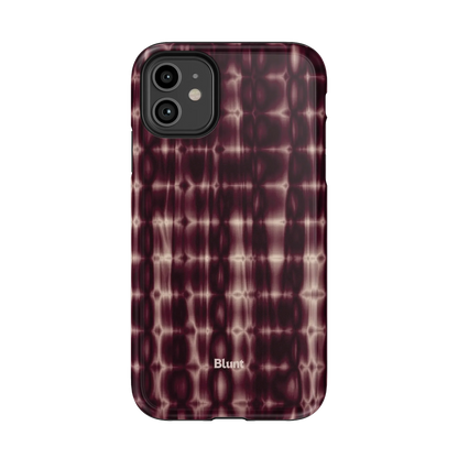 Purple Ripple iPhone Case