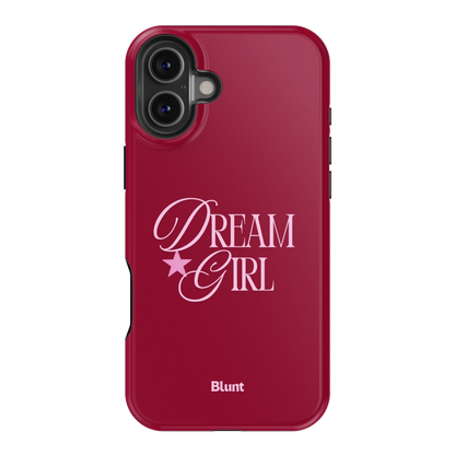 Dream Girl Maroon iPhone Case