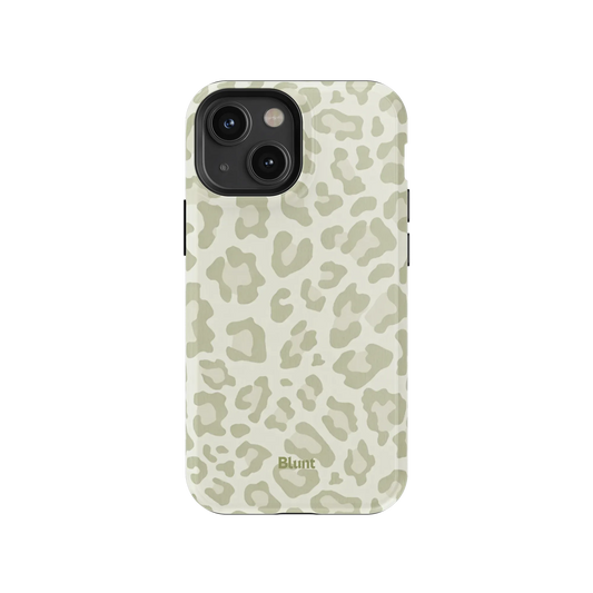 Sage Leopard iPhone Case