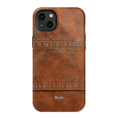 Chocolate Denim iPhone Case