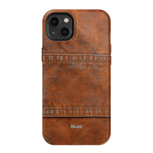 Chocolate Denim iPhone Case