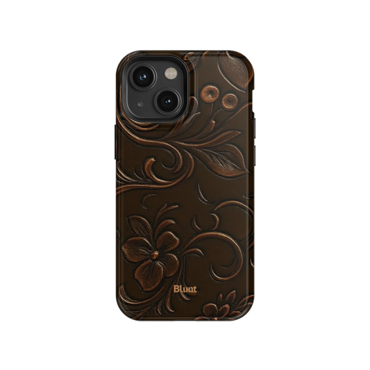 Tooled Leather iPhone Case