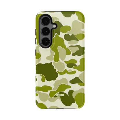 Lime Camo Samsung Case