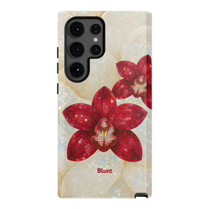 Crimson Orchid Samsung Case