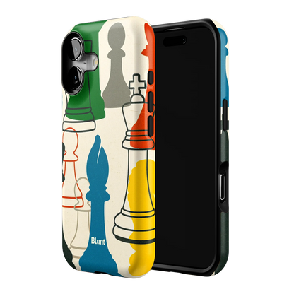 Checkmate Lines iPhone Case