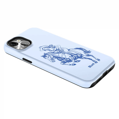 Blue-Lasso-Lady-iphone-case-iPhone 14 Plus-2