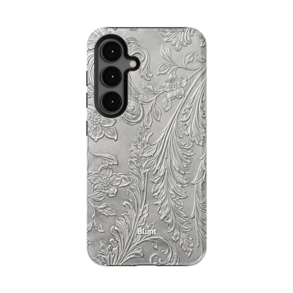 Tooled Silver Samsung Case
