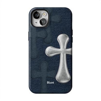 Silver-Patch-iphone-case-iPhone 14 Plus-1
