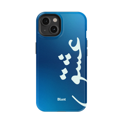 Blue Love iPhone Case