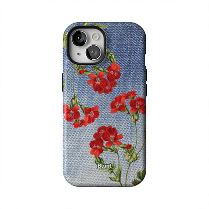 Denim-Posy-iphone-case-iPhone 15-1