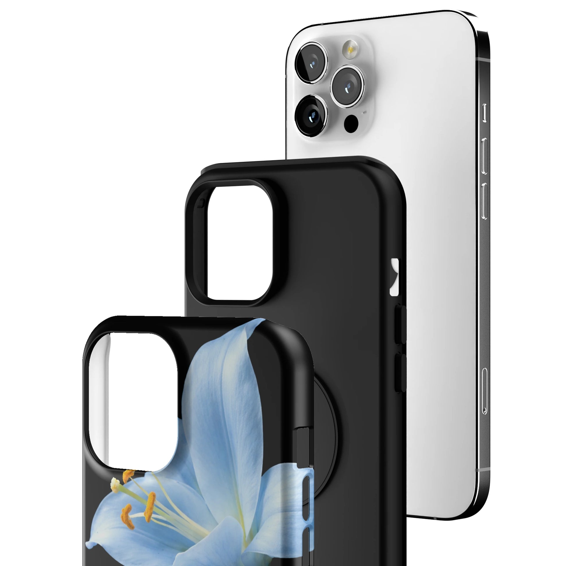 Eclipse Orchid in Blue iPhone Case gallery - Iphone_12_Pro_Max_3