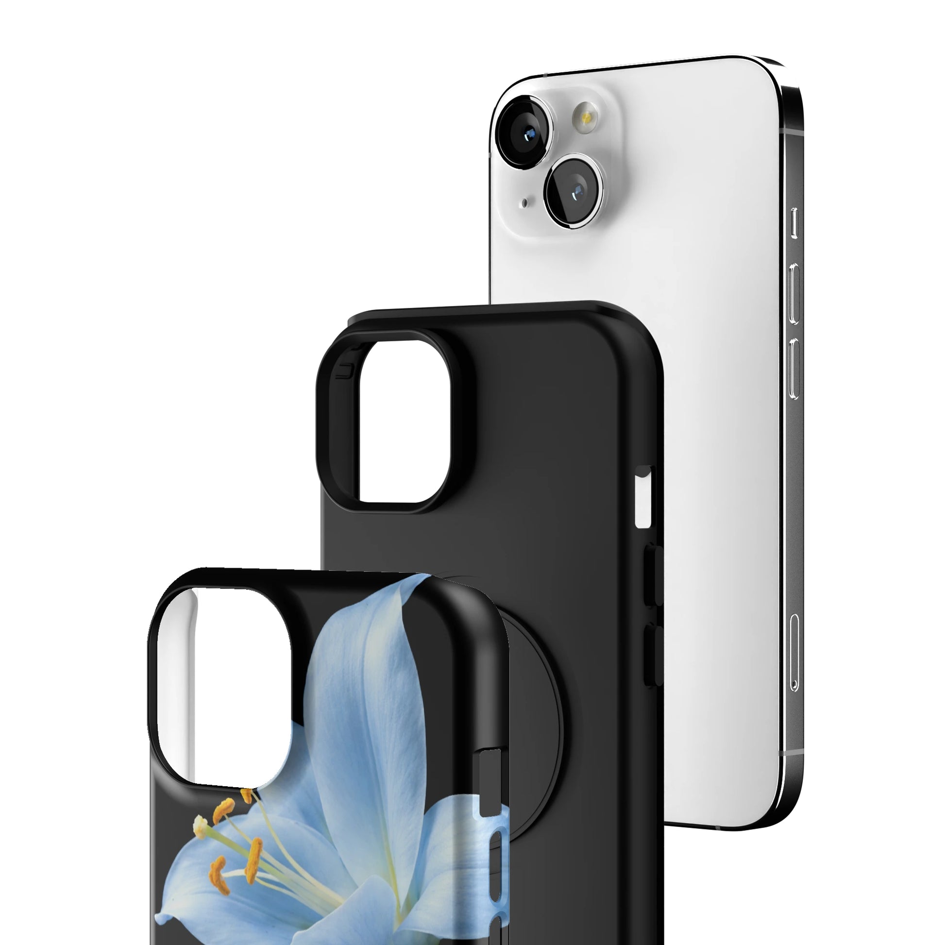 Eclipse Orchid in Blue iPhone Case gallery - Iphone_13_Iphone_3