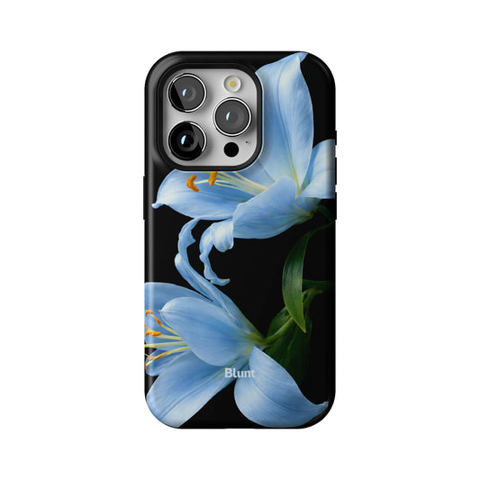 Eclipse Orchid in Blue iPhone Case gallery - Iphone_15_Pro_1