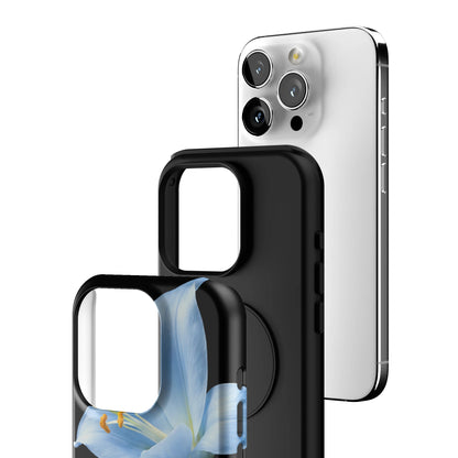Eclipse Orchid in Blue iPhone Case gallery - Iphone_15_Pro_3