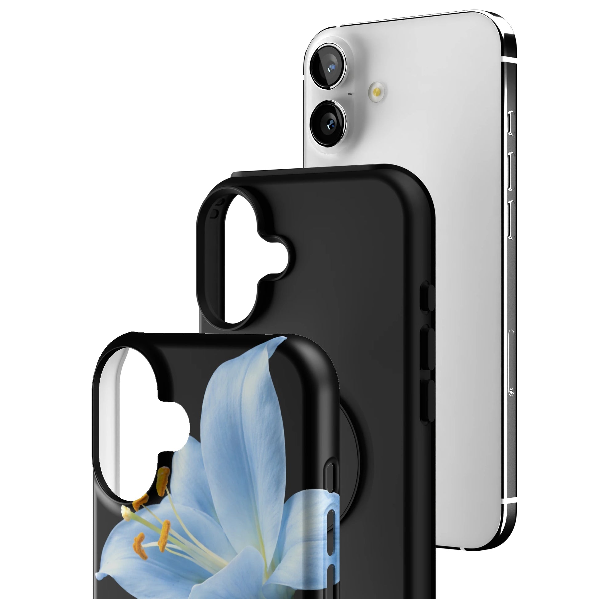 Eclipse Orchid in Blue iPhone Case gallery - Iphone_16_Mini_Air_Plus_3
