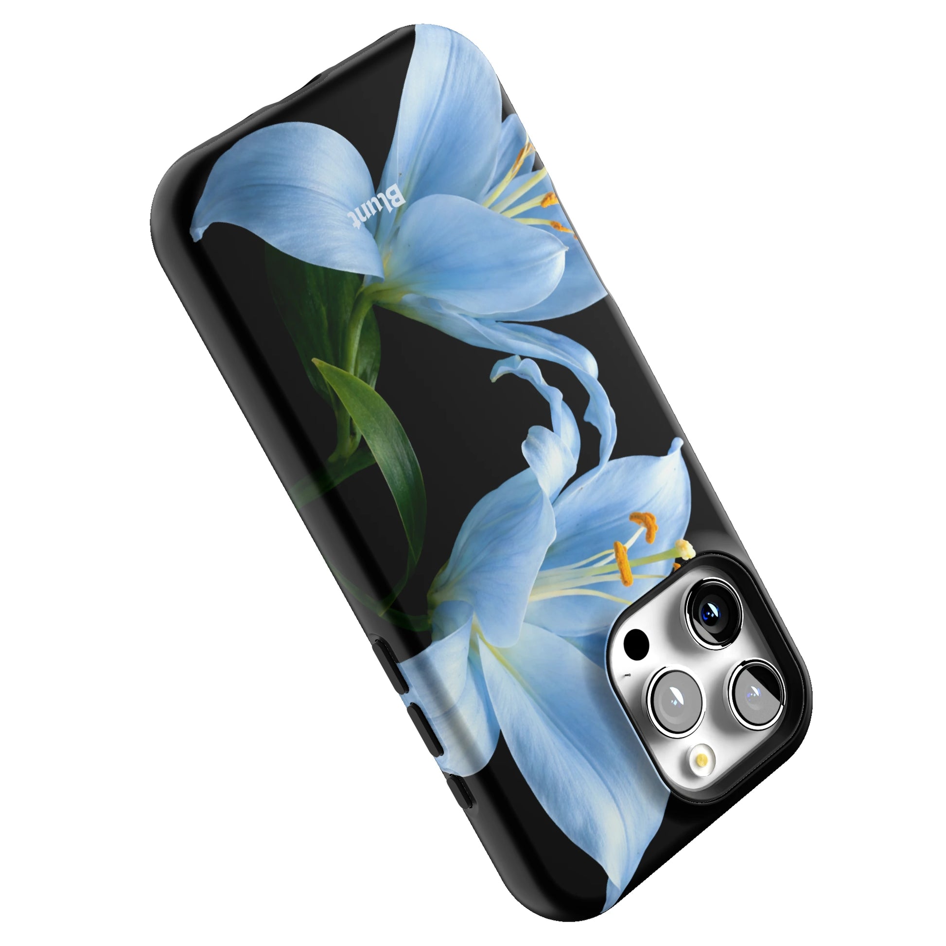 Eclipse Orchid in Blue iPhone Case gallery - Iphone_16_Pro_Max_5