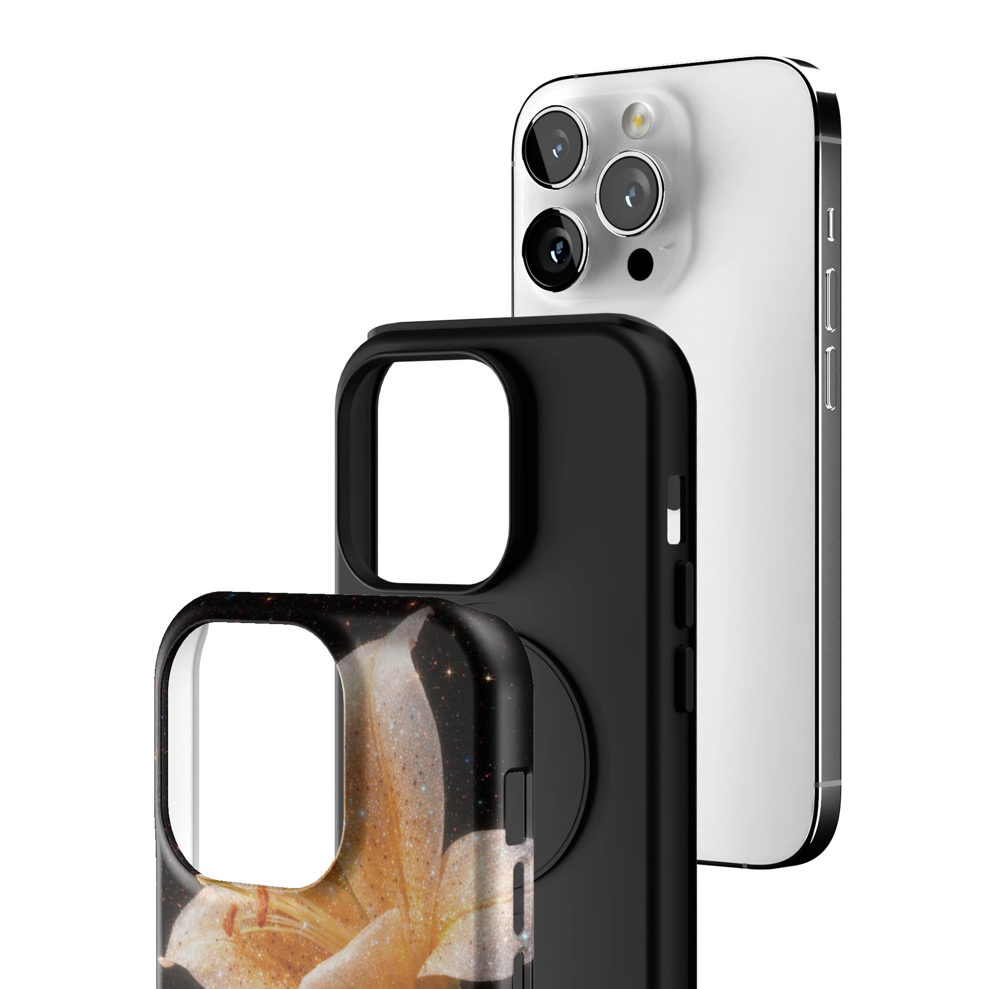 Eclipse Orchid in Orange iPhone Case gallery - Iphone_14_Pro_3