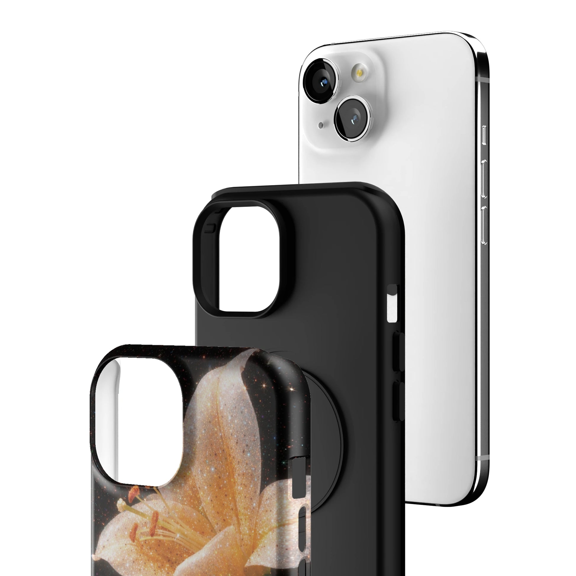 Eclipse Orchid in Orange iPhone Case gallery - Iphone_15_Iphone_3