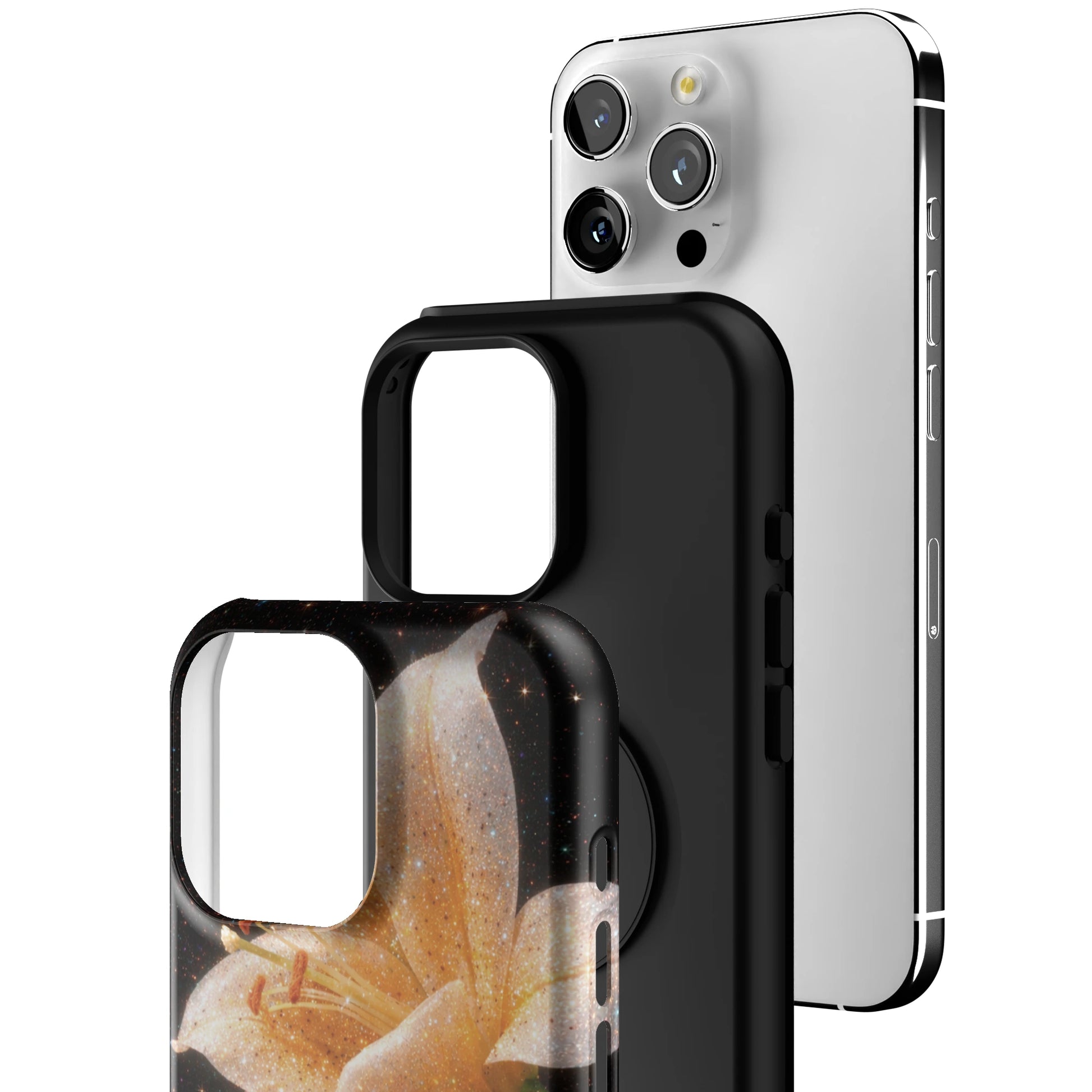 Eclipse Orchid in Orange iPhone Case gallery - Iphone_16_Pro_Max_3