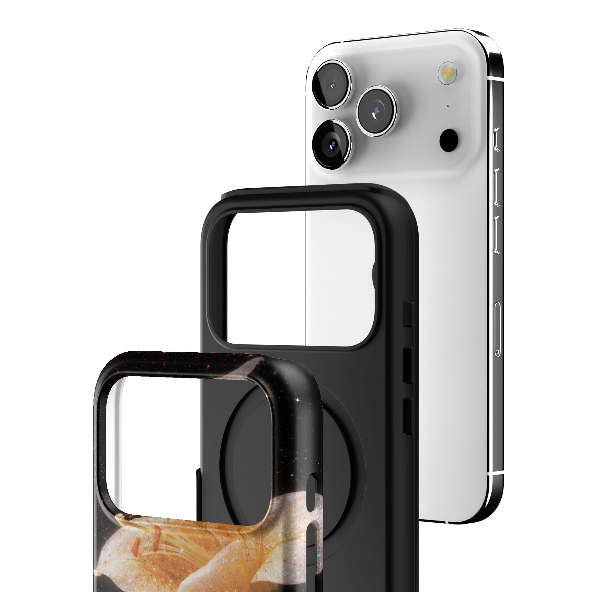 Eclipse Orchid in Orange iPhone Case gallery - Iphone_17_Pro_3