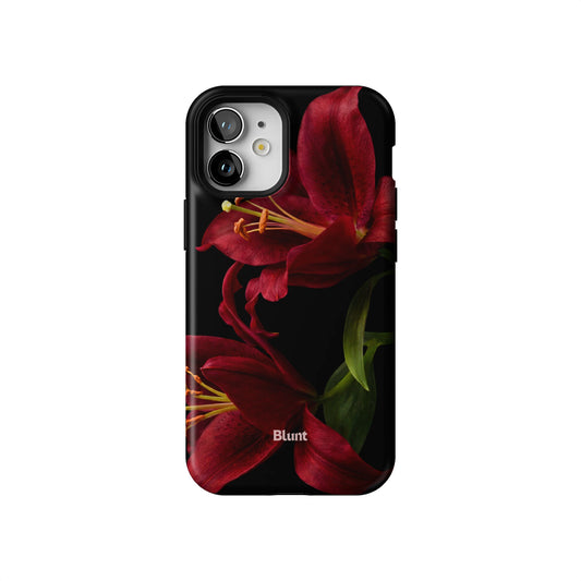 Eclipse Orchid in Red iPhone Case gallery - Iphone_12_Mini_Air_Plus_1