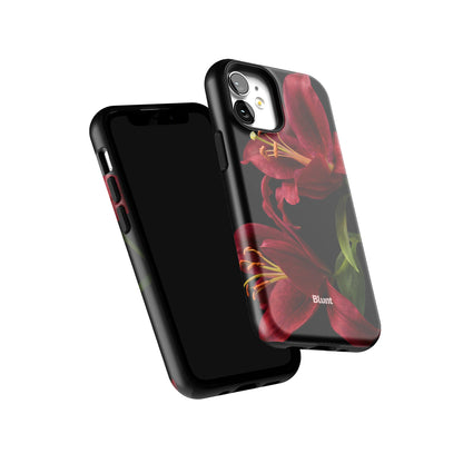 Eclipse Orchid in Red iPhone Case gallery - Iphone_12_Mini_Air_Plus_6