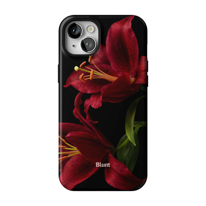 Eclipse Orchid in Red iPhone Case gallery - Iphone_14_Mini_Air_Plus_1