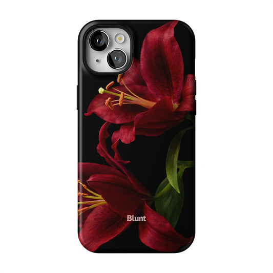 Eclipse Orchid in Red iPhone Case gallery - Iphone_14_Mini_Air_Plus_1