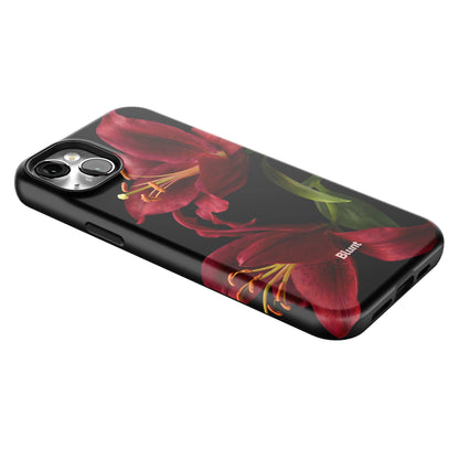 Eclipse Orchid in Red iPhone Case gallery - Iphone_14_Mini_Air_Plus_2