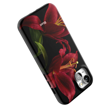 Eclipse Orchid in Red iPhone Case gallery - Iphone_14_Mini_Air_Plus_5