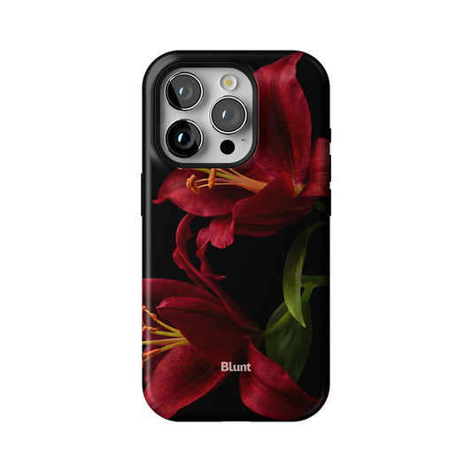 Eclipse Orchid in Red iPhone Case gallery - Iphone_15_Pro_1
