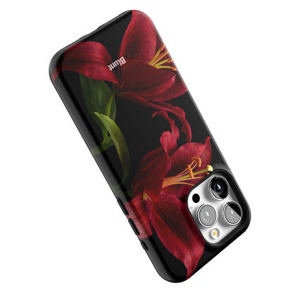 Eclipse Orchid in Red iPhone Case gallery - Iphone_15_Pro_Max_5