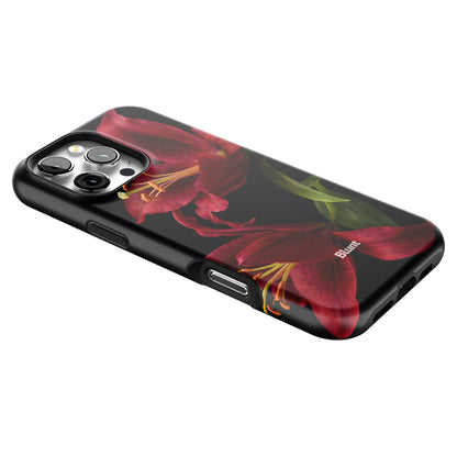Eclipse Orchid in Red iPhone Case gallery - Iphone_16_Pro_Max_2
