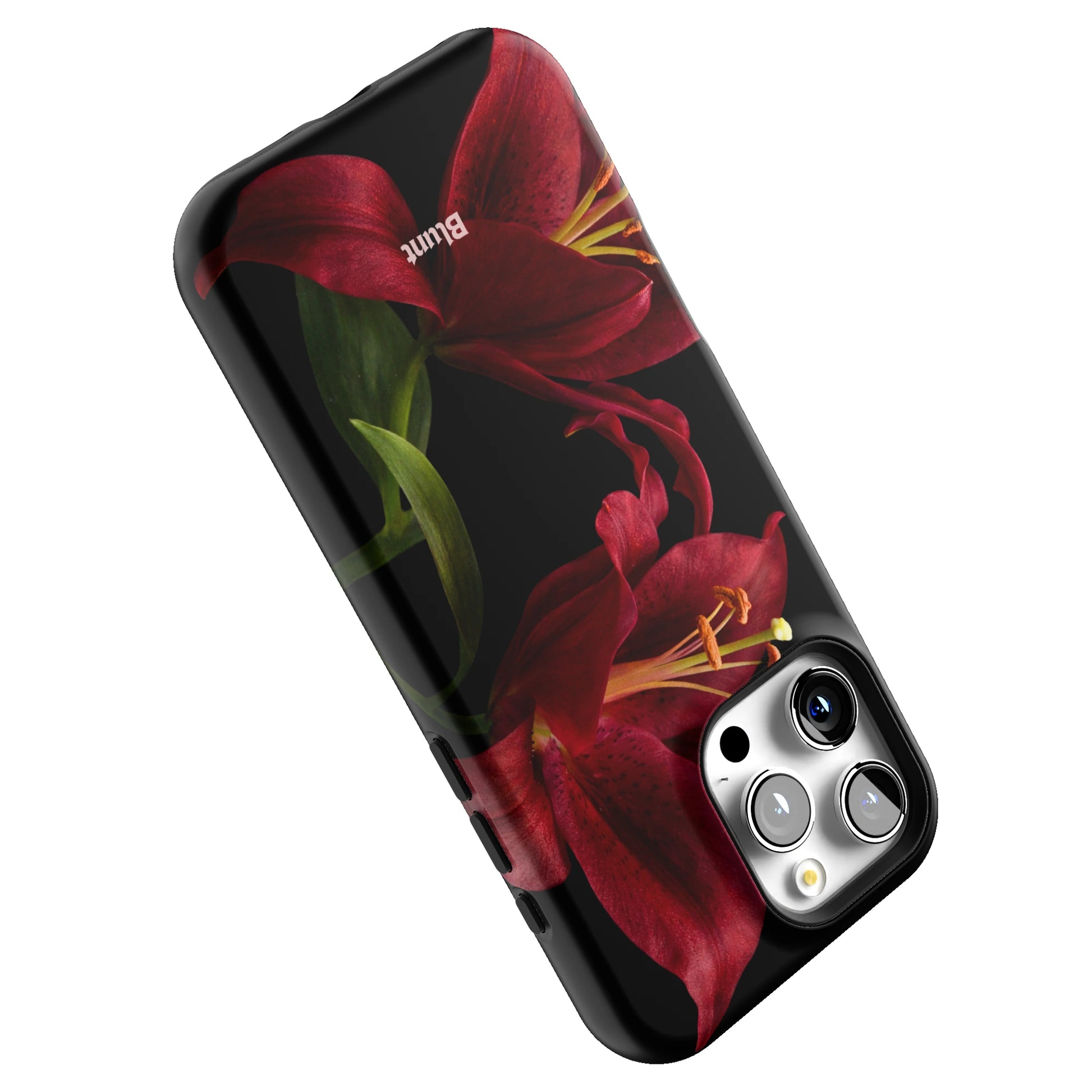 Eclipse Orchid in Red iPhone Case gallery - Iphone_16_Pro_Max_5