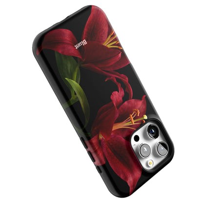 Eclipse Orchid in Red iPhone Case gallery - Iphone_16_Pro_Max_5