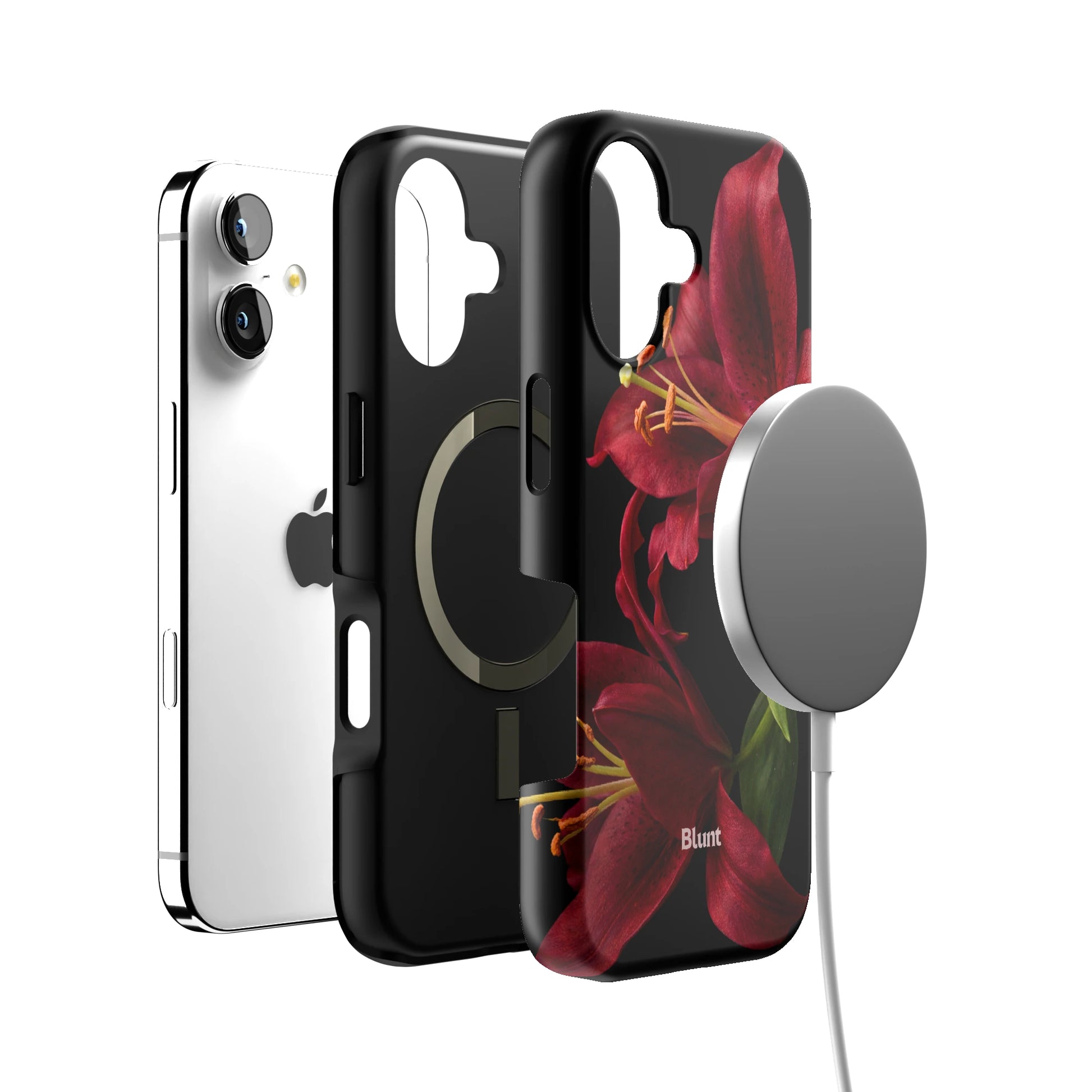 Eclipse Orchid in Red iPhone Case gallery - Iphone_17_Iphone_4