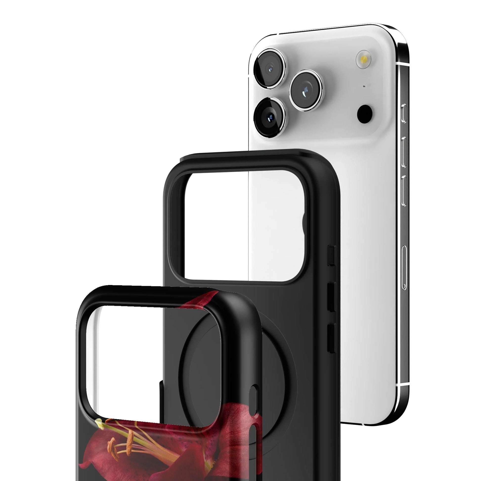 Eclipse Orchid in Red iPhone Case gallery - Iphone_17_Pro_3