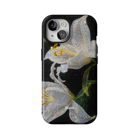 Eclipse Orchid in White iPhone Case gallery - Iphone_15_Iphone_1